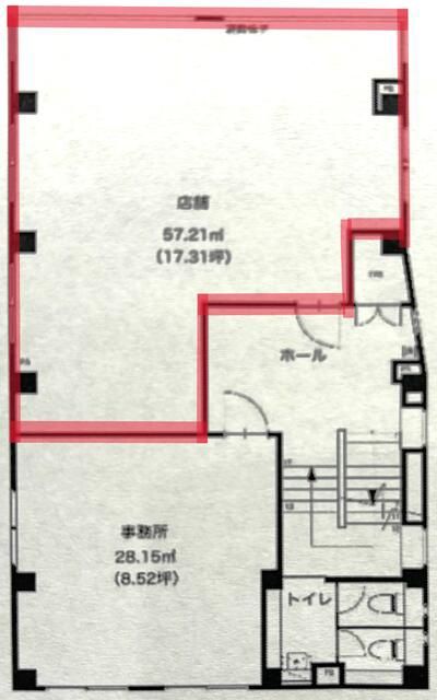 【大阪市北区・天神橋筋六丁目駅徒歩5分】大阪メトロ谷町線　17坪！飲食店可・スケルトン・24時間利用可　充実のセキュリティ